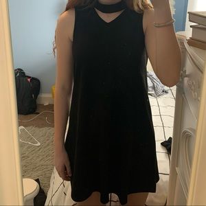 girls miss behave choker dress